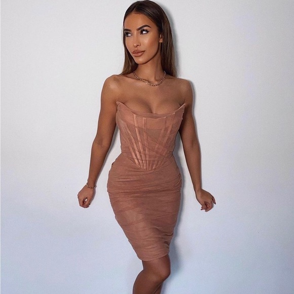 House of cb Leila Blush NWOT - Picture 6 of 10